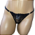CALCINHA FIO DUPLO REGULAGEM  COR: PRETO REF: 1342 - Imagem 1