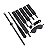 KIT BONDAGE 10 EM 1  MLSM1804 COR PRETO - Imagem 1