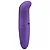 VIBRADOR PONTO G PARA ESTIMULAÇÃO PONTO E CLITSS 13cm ROXO - Imagem 1
