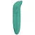 VIBRADOR PONTO G GOLFINHO AVELUDADO COR VERDE - Imagem 1