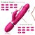 VIBRADOR DUPLO COM ESTIMULADOR HABBIT REGARREGAVEL 10 MODOS DE VIBRAÇOES COR ROXO MLVE4233 - Imagem 3