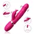 VIBRADOR DUPLO COM ESTIMULADOR HABBIT REGARREGAVEL 10 MODOS DE VIBRAÇOES COR ROSA MLVE4233 - Imagem 2
