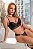 LINGERIE SENSUAL FEMININA RENDADA COM BOJO CALCINHA FIO 4069 - Imagem 1