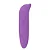 VIBRADOR PONTO G GOLFINHO AVELUDADO COR ROXO - Imagem 1