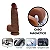 BRUNÃO PROTESE PENIS REALISTICO 16X4CM VAI E VEM COM AQUECIMENTO E CONTROLE REMOTO MLVP3625LQ - Imagem 3