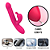 VIBRADOR EUPHORIA VAI E VEM COM ESTIMULADOR DE CLITTS RABBIT RECARREGAVEL MLVE4224 - Imagem 4