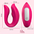 VIBRADOR DE CASAL LOVE COM ESTIMULADOR DE CLITORIS COM TECNOLOGIA VIBROAR  RECARREGAVEL COM CONTROLE REMOTO MLVO4523 - Imagem 2
