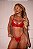 CONJUNTO PAIXÃO SECRETA COR VERMELHO TODO ABERTO Ref.: 480 - Imagem 4