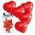 BALÕES DO AMOR FORMATO CORAÇÃO 10un - Vermelho - Imagem 1