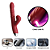 VIBRADOR DUPLO FELIX COM ESFERAS E MOVIMENTO VAI E VEM RECARREGAVEL POR USB MLVO5219 - Imagem 6