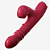 VIBRADOR DUPLO FELIX COM ESFERAS E MOVIMENTO VAI E VEM RECARREGAVEL POR USB MLVO5219 - Imagem 7