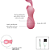 COELHINHO VIBRADOR E ESTIMULADOR DE CLITÓRIS POR ONDAS DE PRESSÃO TECNOLOGIA VIBROAR MLVO1056 - Imagem 3