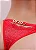 CALCINHA FIO PERSONALIZÁVEL EM RENDA COR VERMELHO  (LETRAS VENDIDAS SEPARADAMENTE ) - Imagem 2