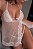 CAMISOLA VESTIDO SENSUAL BRANCO COM CALCINHA FIO COM FRASE PROVOCANTE E PERSEX Ref.: 03116-SEM PRESSA - Imagem 1