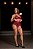 A SUA ESPERA FANTASIA SENSUAL TOP SEM BOJO CALCINHA FIO E SAIA E CINTA LIGA EMBUTIDA Ref.: 03111 COR DESEJO - Imagem 5
