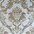 Papel de Parede Marrom Claro com Damask Dourado - Imagem 1