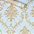 Papel de Parede Offwhite com Damask em Dourado (toque de Glitter) - Imagem 4