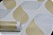Papel de Parede Cinza Claro com Textura 3D Dourado e Prateado - Imagem 4