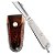 Canivete Rog Inox 3 1/8" com Bainha de Couro - Imagem 1