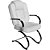 Cadeira Mônaco Luxo Fixa Branca com Costura Preta para Recepções e Clínicas - Pethiflex - Imagem 1