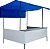 Lona Plástica Azul Impermeável - 2m x 2m - Imagem 8