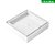 Ralo 10x10 Oculto Seca Piso porcelanato Inteligente Branco - Imagem 1