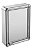 Armário Espelheira 1 Porta Perfil Aluminio Premium - Astra - Imagem 1