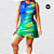VESTIDO BEACH TENNIS  - INVICTO BRASIL - Imagem 1