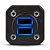 GSB 15, Dual Type-A, Rear Power Input - GARMIN (P/N 010-02201-10) - Imagem 2