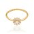 ANEL SKINNY RING BANHADA A OURO 18K COM ZIRCÔNIAS - Imagem 2