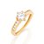 ANEL BANHADO A OURO 18K COM ZIRCÔNIAS - Imagem 2