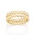 Anel aro duplo banhado a ouro 18k - Imagem 1