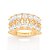 Maxi anel banhado a ouro 18k com zircônias - Imagem 2