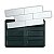 BLACK 103 - Forma ABS 2mm Gesso/Cimento - Brick's Liso - 6 pçs de 21 x 7 cm - Imagem 1