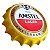 Placa tampinha decorativa - Amstel - 27,5 cm - MDL 105 - Imagem 2