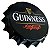 Placa tampinha decorativa - Guinness - 27,5 cm - MDL 103 - Imagem 2