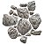 310 - Kit completo de Formas Pedra Moledo - 16 cavidades - Imagem 1