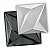 KIT 4 formas BLACK 404 - ABS 2mm Gesso/Cimento - Thor 50 x 50 cm - Imagem 2