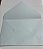 Envelopes Convite Cinza Claro (Cyber Grey) com 10 unidades - Imagem 2