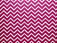 Papel Decor Chevron Pink - Branco 30,5x30,5cm com 5 unidades - Imagem 1