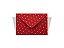 Envelopes visita Vermelho Decor Bolinhas Brancas - Lado Externo com 10 unidades - Imagem 1