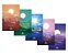 LUZES ESPIRITUAIS DOS SALMOS, conjunto completo com todos os 5 volumes (contém o texto original dos Salmos em hebraico com tradução e transliteração) - Ricardo Gaz - Imagem 1