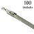 Abraçadeira Auto travante Aço Inox 316, Largura: 5/16'' (7,93mm) - 100 unidades sem revestimento - Imagem 2
