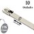 Abraçadeira para Termotape Aço Inox 304 Zip Tie 4,76mm (10 Unidades) - Imagem 1