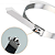 Abraçadeiras Zip Tie 7,93 x 0,25 x 362mm - Travamento por Esfera Largura: 5/16" Aço Inox 316 - Imagem 6