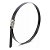 Kit 100 Abraçadeiras Auto Travantes 3/16" (4,76 mm) Zip Tie Inox 316 Revestidas com Poliéster Preto - Imagem 4