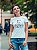 Camiseta Camisão BabyLook Gatinho Fofo  Poliéster Branca Casual - Academia ou Dia-Dia - Imagem 2