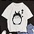 Camiseta Thirt Camisão - Camiseta My Neighbor Totoro Ghibli Anime Unissex Poliéster -Academia ou Dia Dia - Imagem 2