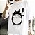 Camiseta Thirt Camisão - Camiseta My Neighbor Totoro Ghibli Anime Unissex Poliéster -Academia ou Dia Dia - Imagem 3