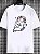 Camiseta Thirt Camisão - Camisa Gatinho Fofo De Fone Music Poliéster Camisa Branca - Academia ou Dia Dia - Imagem 3